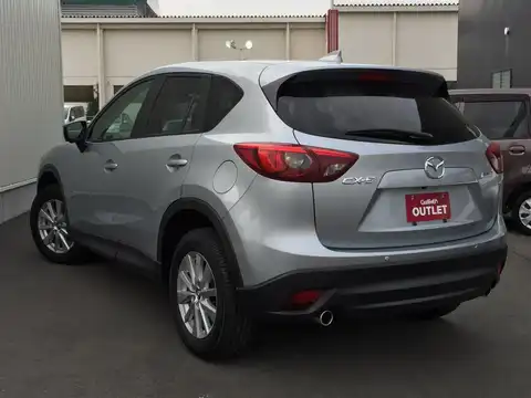 カタログ画像：ＣＸ－５ （CX-5） ＸＤ プロアクティブ 2015年1月 LDA-KE2FW 2200cc ソニックシルバーメタリック 燃費18.4km / l バック