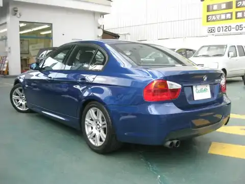 カタログ画像：３シリーズ （3 SERIES） ３２３ｉ 2007年5月 ABA-VB23 2500cc モンテゴ・ブルー（メタリック・カラー） 燃費9.9km / l バック