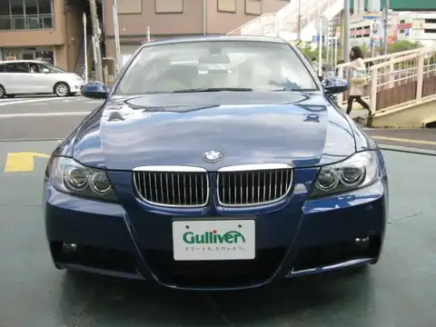 カタログ画像：３シリーズ （3 SERIES） ３２３ｉ 2007年5月 ABA-VB23 2500cc モンテゴ・ブルー（メタリック・カラー） 燃費9.9km / l フロント