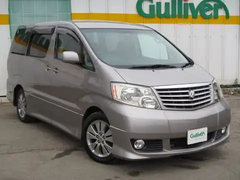 カタログ画像：アルファードＶ （ALPHARD V） ＭＳ プレミアム・アルカンターラバージョン 2004年4月 TA-MNH15W 3000cc グレーメタリック 燃費8.6km / l メイン（その他）