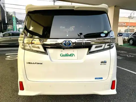 カタログ画像：ヴェルファイアハイブリッド （VELLFIRE HYBRID） ハイブリッドＺ 2018年1月 DAA-AYH30W 2500cc ホワイトパールクリスタルシャイン 燃費18.4km / l バック