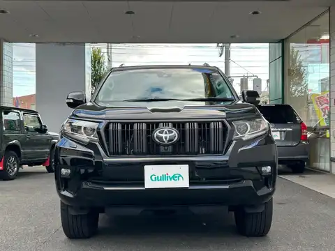 カタログ画像：ランドクルーザープラド （LAND CRUISER PRADO） ＴＸ 2022年8月 3BA-TRJ150W 2700cc ブラックorアティチュードブラックマイカ 燃費8.3km / l 外装