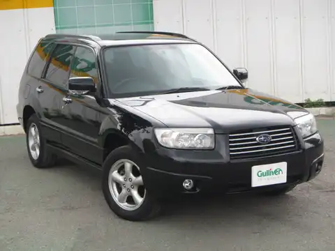 カタログ画像：フォレスター （FORESTER） ２．０ＸＳ 2005年1月 CBA-SG5 2000cc オブシディアンブラック・パール 燃費13.6km / l メイン（その他）