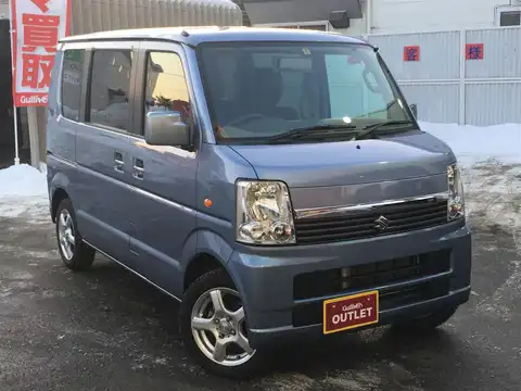 カタログ画像：エブリイワゴン （EVERY WAGON） ＪＰターボ 2014年4月 ABA-DA64W 660cc ブリーズブルーメタリック 燃費14.4km / l メイン（その他）