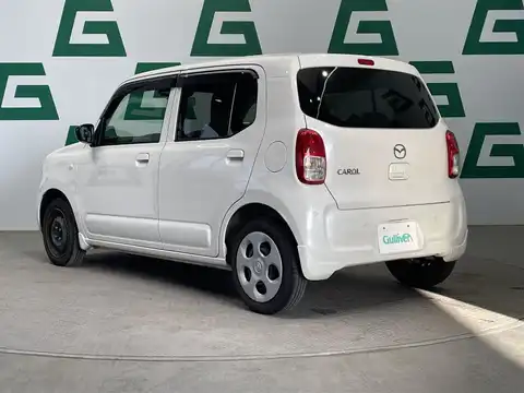カタログ画像：キャロル （CAROL） ハイブリッドＧＳ 2022年1月 5AA-HB97S 660cc ピュアホワイトパール 燃費25.7km / l バック