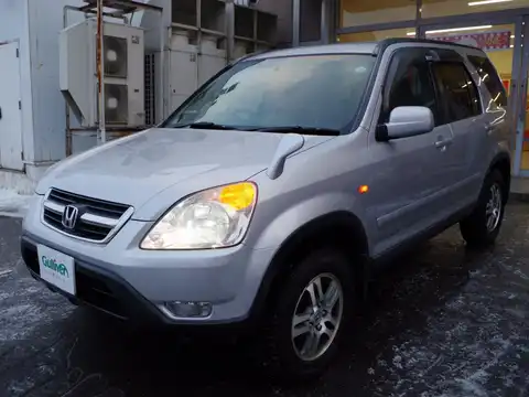 カタログ画像：ＣＲ－Ｖ （CR-V） フルマークｉＬ 2002年10月 LA-RD5 2000cc サテンシルバー・メタリック 燃費13.0km / l フロント