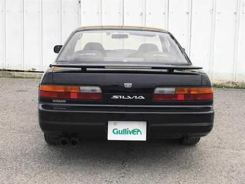 カタログ画像：シルビア （SILVIA） Ｑ’ｓ２ （Ｑ’ｓスクエア） 1992年5月 E-PS13 2000cc スーパーブラック（スーパーファインコーティング） 燃費11.4km / l バック