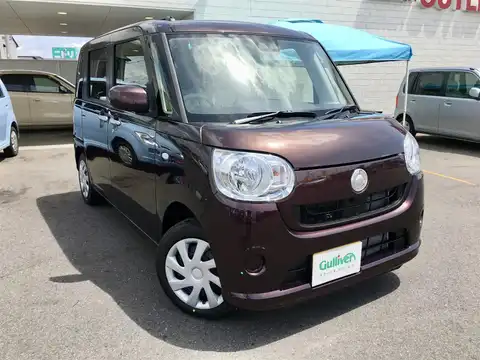 カタログ画像：ムーヴキャンバス （MOVE CANBUS） Ｌ ＳＡⅢ 2018年9月 5BA-LA800S 660cc プラムブラウンクリスタルマイカ 燃費20.6km / l メイン