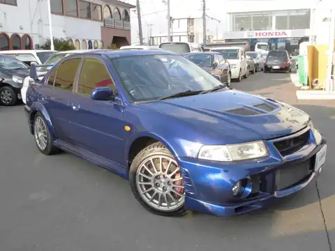 カタログ画像：ランサー （LANCER） ＧＳＲエボリューションⅥ 1999年1月 GF-CP9A 2000cc ランスブルー（ソリッド）ｏｒアイセルブルー（パール） メイン（その他）