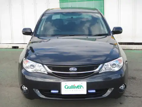 カタログ画像：インプレッサアネシス （IMPREZA ANESIS） １．５ｉ－Ｌ コンフォートセレクションⅡ 2009年4月 DBA-GE2 1500cc オブシディアンブラック・パール 燃費17.6km / l フロント