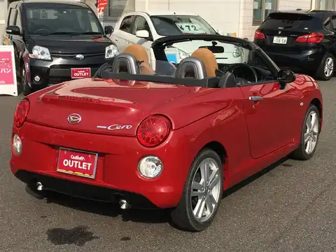 カタログ画像：コペン （COPEN） セロ 2021年4月 3BA-LA400K 660cc マタドールレッドパール 燃費18.6km / l バック