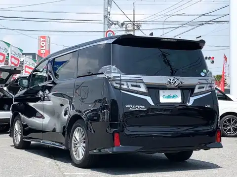 カタログ画像：ヴェルファイア （VELLFIRE） ３．５エグゼクティブラウンジＺ 2019年10月 DBA-GGH35W 3500cc ブラック 燃費10.4km / l バック