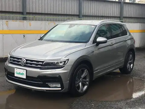 カタログ画像：ティグアン （TIGUAN） ＴＳＩ Ｒライン 2019年1月 ABA-5NCZE 1400cc タングステンシルバーメタリック 燃費16.3km / l フロント