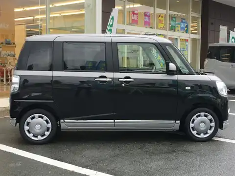 カタログ画像：ムーヴキャンバス （MOVE CANBUS） Ｇメイクアップ ＳＡⅡ 2016年9月 DBA-LA800S 660cc スムースグレーマイカメタリック×ブラックマイカメタリック 燃費28.6km / l 外装