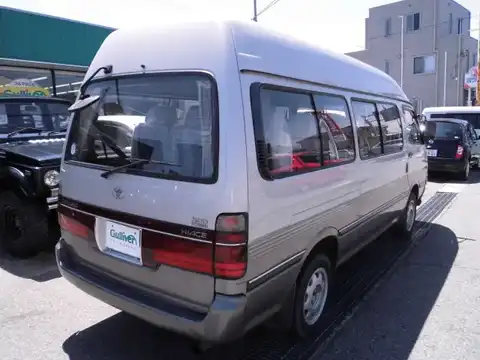 カタログ画像：ハイエースワゴン （HIACE WAGON） グランドキャビンＧ－ｐ（スーパーロング） 1996年8月 KD-KZH120G 3000cc シルキーローズトーニング 外装