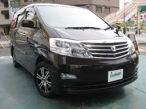 カタログ画像：アルファードＧ （ALPHARD G） ＡＸ 2007年6月 DBA-ANH15W 2400cc ブラッキッシュレッドマイカ 燃費9.4km / l メイン（その他）