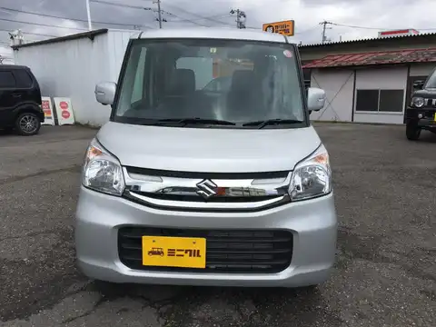 カタログ画像：スペーシア （SPACIA） Ｔ 2015年8月 DAA-MK42S 660cc シルキーシルバーメタリック 燃費26.8km / l フロント