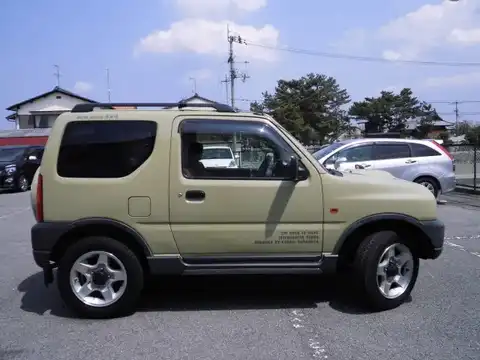 カタログ画像：ジムニー （JIMNY） ＫＡＮＳＡＩ 1999年6月 GF-JB23W 660cc ウィローグリーン 燃費16.0km / l 外装