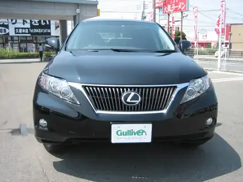 カタログ画像：ＲＸ （RX） ＲＸ３５０ バージョンＬ 2011年6月 DBA-GGL10W 3500cc ブラックorスターライトブラックガラスフレーク 燃費9.7km / l フロント