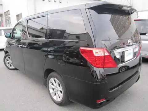 カタログ画像：アルファード （ALPHARD） ３５０Ｇ 2008年5月 DBA-GGH25W 3500cc ブラック 燃費9.4km / l バック