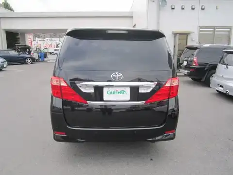 カタログ画像：アルファード （ALPHARD） ３５０Ｇ 2008年5月 DBA-GGH20W 3500cc ブラック 燃費9.5km / l バック