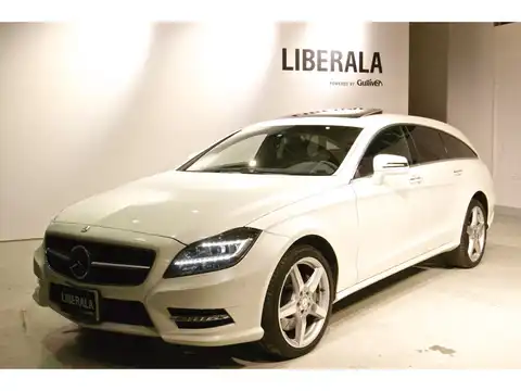 カタログ画像：ＣＬＳクラス シューティングブレーク （CLS-CLASS SHOOTING BRAKE） ＣＬＳ５５０ ４マチック ブルーエフィシェンシー シューティングブレーク 2012年10月 CBA-218991 4700cc ダイヤモンドホワイト（Ｍ） 燃費9.4km / l フロント