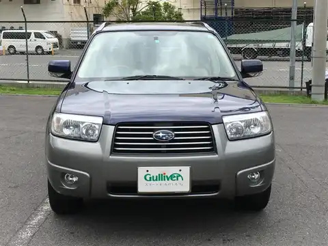 カタログ画像：フォレスター （FORESTER） Ｌ．Ｌ．Ｂｅａｎエディション 2005年1月 CBA-SG5 2000cc リーガルブルー・パール／カーボングレー・メタリック 燃費13.0km / l フロント