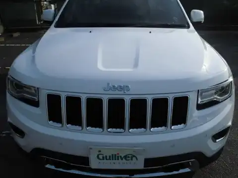 カタログ画像：ジープ・グランドチェロキー （JEEP GRAND CHEROKEE） リミテッド 2013年11月 ABA-WK36TA 3600cc ブライトホワイトクリアコート 燃費8.6km / l フロント