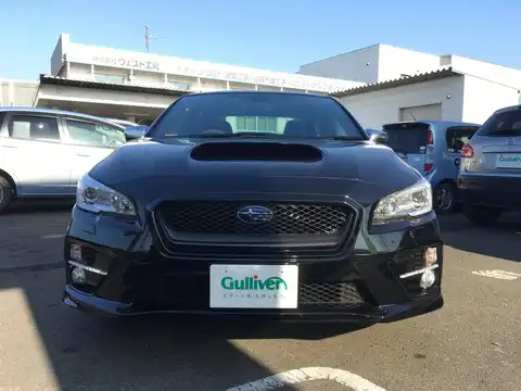 カタログ画像：ＷＲＸ Ｓ４ （WRX S4） スポルヴィータ 2015年11月 DBA-VAG 2000cc クリスタルブラック・シリカ 燃費12.4km / l フロント