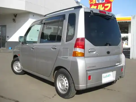 カタログ画像：トッポＢＪ （TOPPO BJ） Ｘ サンルーフ仕様車 1999年6月 GF-H47A 660cc シンフォニックシルバー（Ｍ） バック