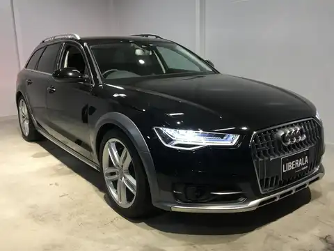 カタログ画像：Ａ６オールロードクワトロ （A6 ALLROAD QUATTRO） ベースグレード 2016年10月 ABA-4GCREB 3000cc ミトスブラックメタリック 燃費11.9km / l 外装