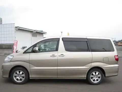 カタログ画像：アルファードＶ （ALPHARD V） ＭＺ 2005年4月 TA-MNH15W 3000cc ゴールドメタリック 燃費8.6km / l 外装