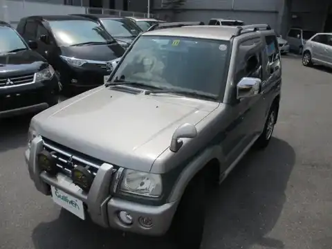 カタログ画像：パジェロミニ （PAJERO MINI） スペシャルカラーエディションＸＲ 2004年5月 TA-H58A 660cc ミディアムシルバーメタリック／ライトグリーンマイカ／ミディアムシルバーメタリック・3ウェイ2トーン 外装