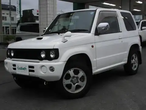 カタログ画像：パジェロミニ （PAJERO MINI） ホワイトエディション 2001年6月 GF-H58A 660cc ソフィアホワイト 外装