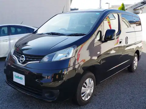 カタログ画像：ＮＶ２００バネットワゴン （NV200VANETTE WAGON） １６Ｓ 2009年5月 DBA-M20 1600cc スーパーブラック 燃費12.8km / l 外装