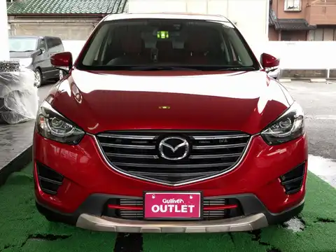 カタログ画像：ＣＸ－５ （CX-5） ＸＤ 2015年1月 LDA-KE2FW 2200cc ソウルレッドプレミアムメタリック 燃費18.4km / l フロント