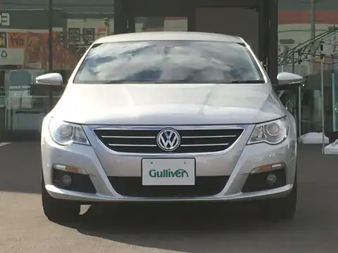 カタログ画像：パサートＣＣ （PASSAT CC） Ｖ６ ４モーション 2010年3月 ABA-3CBWSC 3600cc リフレックスシルバーメタリック 燃費10.2km / l フロント