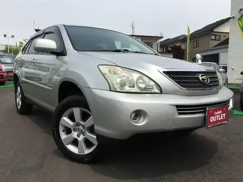 カタログ画像：ハリアーハイブリッド （HARRIER HYBRID） ベースグレード 2005年3月 DAA-MHU38W 3300cc シルバーメタリック 燃費17.8km / l メイン（その他）