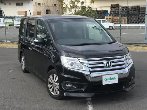 カタログ画像：ステップワゴンスパーダ （STEPWAGON SPADA） Ｚ インターナビセレクション 2012年6月 DBA-RK6 2000cc プレミアムスパークルブラックパール 燃費13.6km / l メイン（その他）