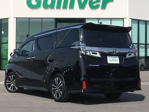 カタログ画像：ヴェルファイア （VELLFIRE） ２．５Ｚ Ｇエディション 2019年10月 DBA-AGH30W 2500cc ブラック 燃費11.4km / l バック