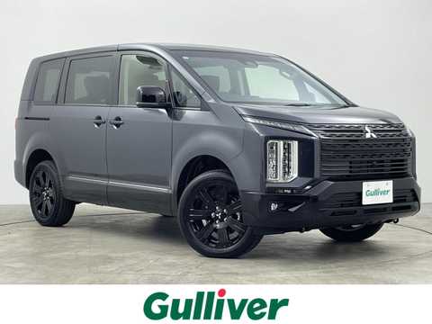 カタログ画像：デリカＤ：５ （DELICA D:5） シャモニー（電動サイドステップ非装着車） 2025年5月 3DA-CV1W 2200cc グラファイトグレーメタリック×ブラックマイカ 燃費12.6km / l メイン（その他）