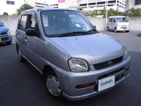 カタログ画像：プレオ （PLEO） Ｆ 2002年10月 TA-RA1 660cc シャイニーシルバー・メタリック 燃費21.5km / l メイン（その他）