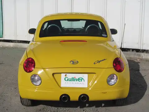 カタログ画像：コペン （COPEN） アクティブトップ 2008年12月 ABA-L880K 660cc ＤＣ・ジョーヌイエロー 燃費18.0km / l バック