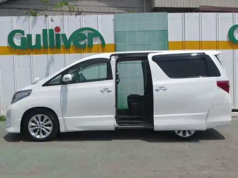 カタログ画像：アルファード （ALPHARD） ３５０Ｓ プライムセレクション 2009年6月 DBA-GGH20W 3500cc ホワイトパールクリスタルシャイン 燃費9.5km / l 外装