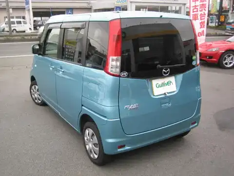 カタログ画像：フレアワゴン （FLAIR WAGON） ＬＳ 2012年6月 DBA-MM21S 660cc アクアベールブルーパールメタリック 燃費19.2km / l バック