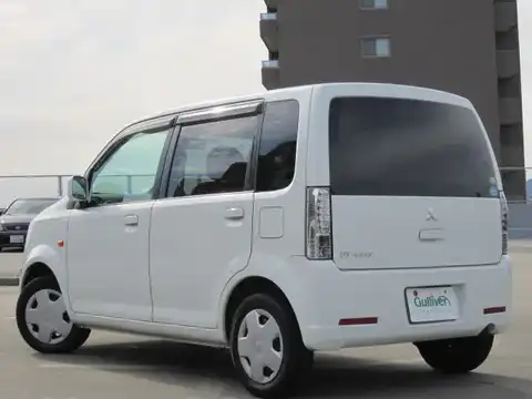 カタログ画像：ｅＫワゴン （EK WAGON） Ｍ 2008年8月 DBA-H82W 660cc ホワイトソリッド バック