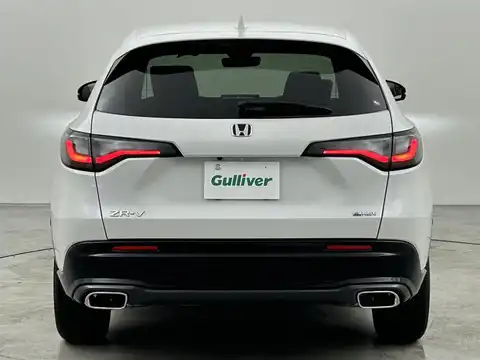 カタログ画像：ＺＲ－Ｖ （ZR-V） ｅ：ＨＥＶ Ｘ特別仕様車ブラックスタイル 2023年10月 6AA-RZ4 2000cc プラチナホワイト・パール 燃費22.1km / l バック