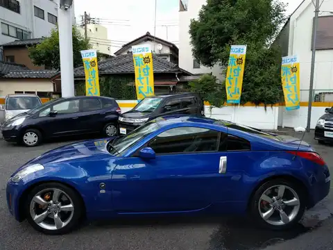 カタログ画像：フェアレディＺ （FAIRLADY Z） バージョンＳＴ 2008年1月 CBA-Z33 3500cc モンテレーブルー（ＣＰＭ） 燃費9.6km / l 外装