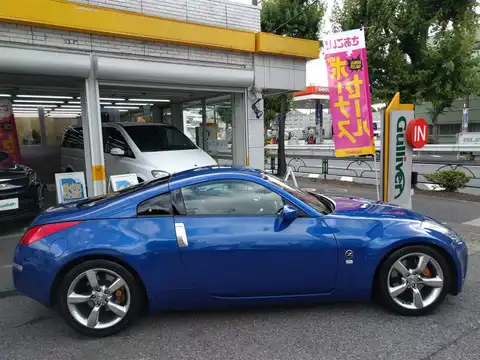 カタログ画像：フェアレディＺ （FAIRLADY Z） バージョンＳＴ 2007年1月 CBA-Z33 3500cc モンテレーブルー（ＣＰＭ） 燃費9.6km / l 外装