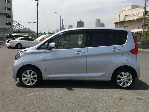 カタログ画像：ｅＫワゴン （EK WAGON） Ｇ ｅ－アシスト 2014年12月 DBA-B11W 660cc クールシルバーメタリック 燃費22.6km / l 外装